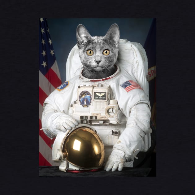 Capt. Emma Joy, Cat Astronaut by happyartresult